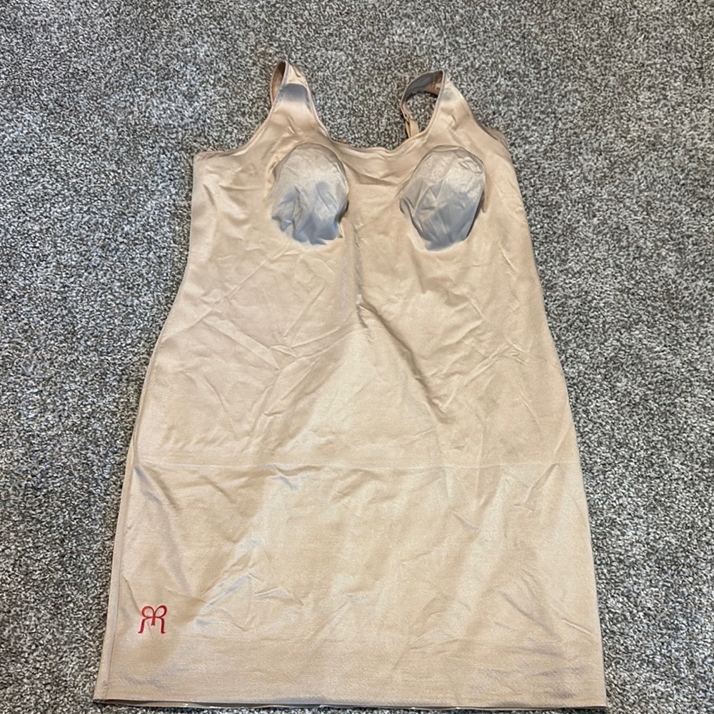 Ruby Ribbon Beige Shapewear Slip - image 1